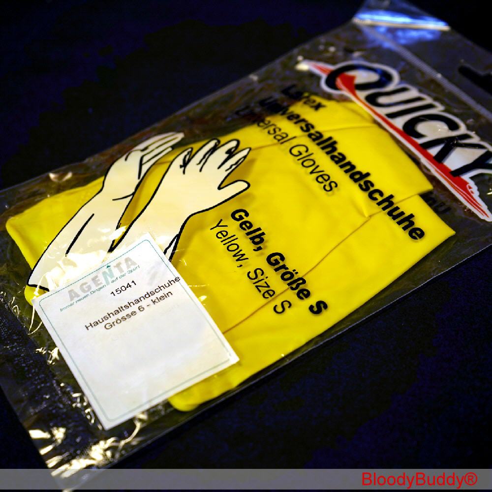 TreuePr&auml;sent Gummi-Handschuhe klein