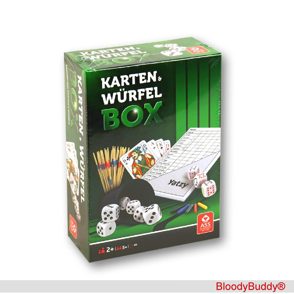 TreuePr&auml;sent Karten- und W&uuml;rfelbox