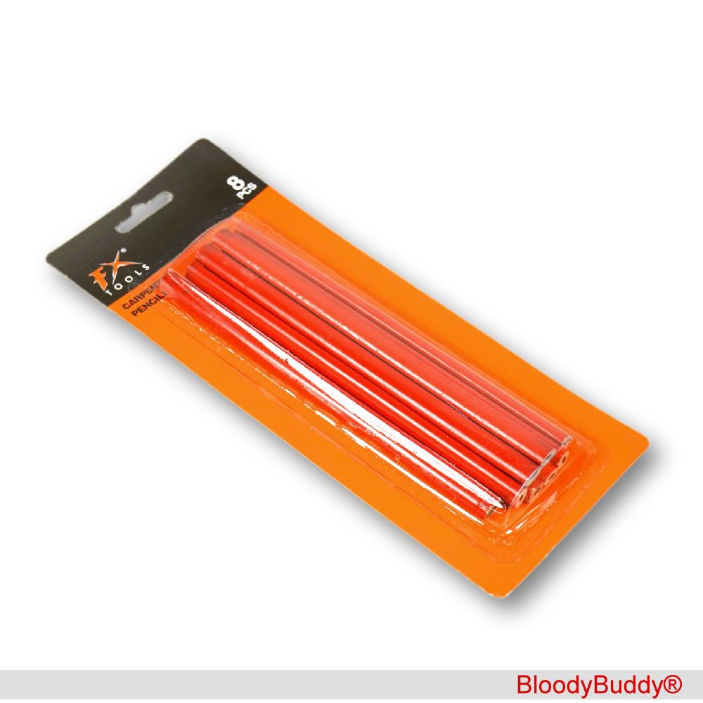 TreuePr&auml;sent Zimmermanns-Bleistifte 8er-Set