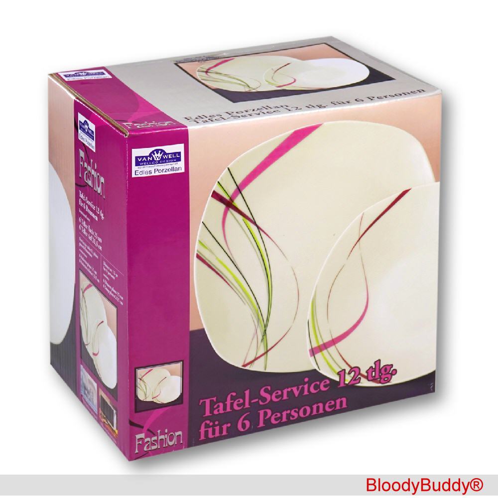 Tafel-Service Fashion 12-teilig