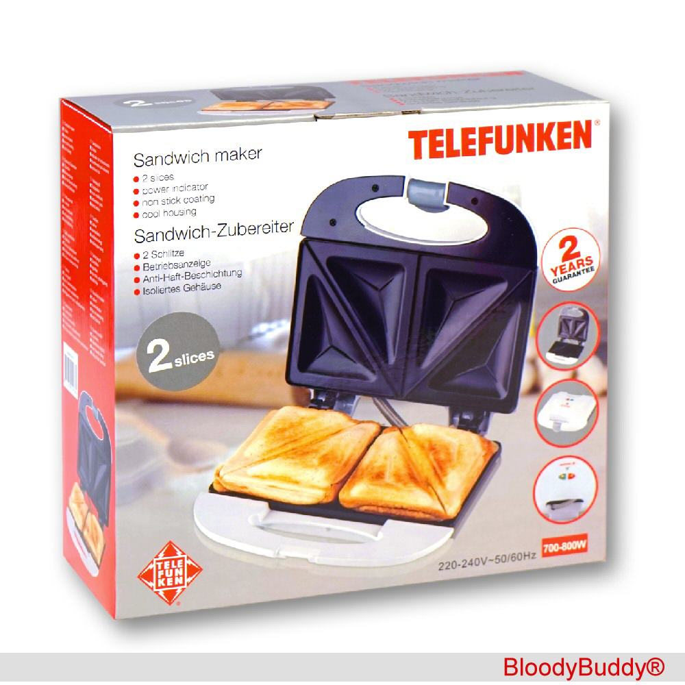 Sandwichtoaster f&uuml;r zwei Scheiben