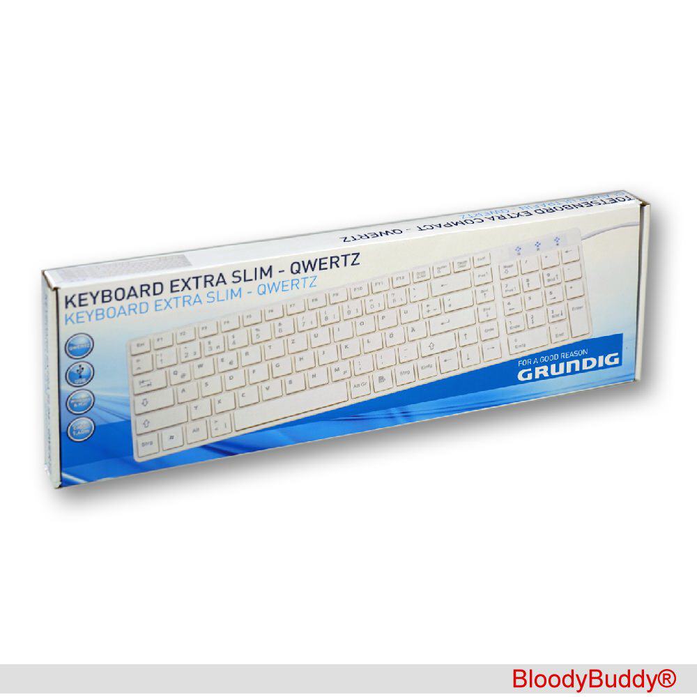 PC Keyboard/Tastatur extraflach