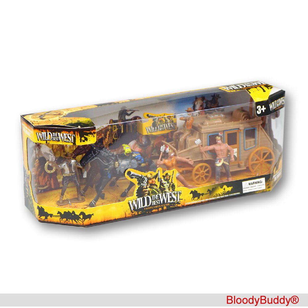 Cowboy & Indianer Spiel-Set