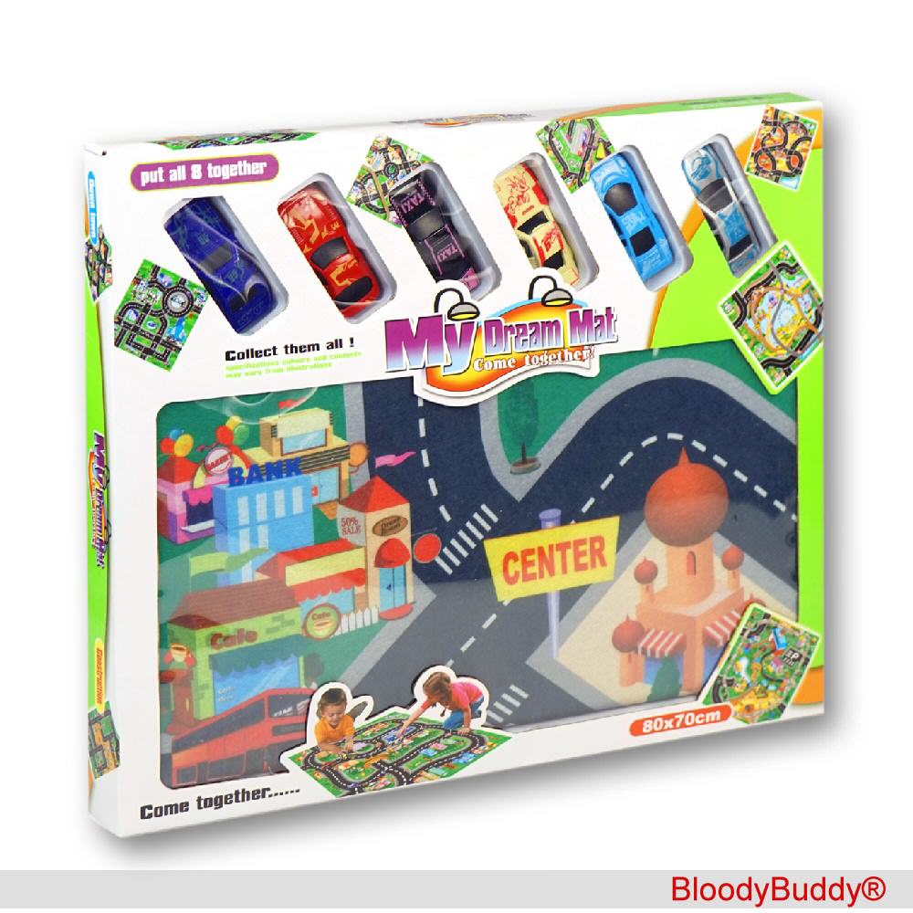 Spielteppich mit Autos