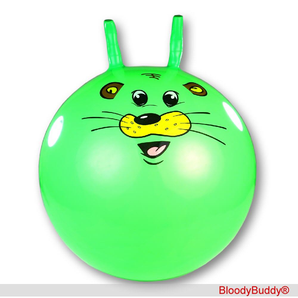 H&uuml;pfball mit Tiergesicht