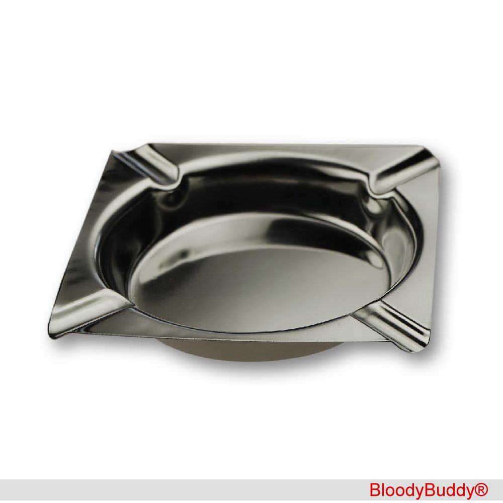 Aschenbecher aus Edelstahl