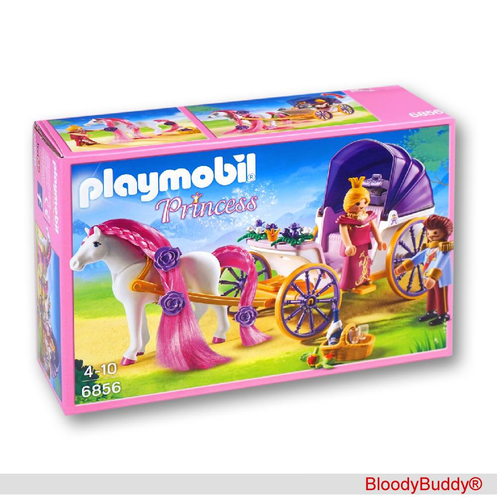 Playmobil K&ouml;nigspaar in Kutsche