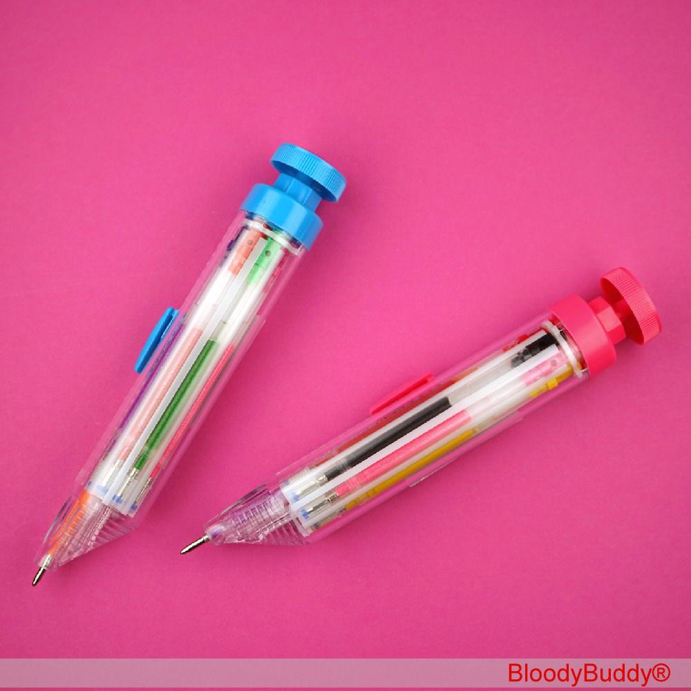 Kugelschreiber Glitter 8-fach