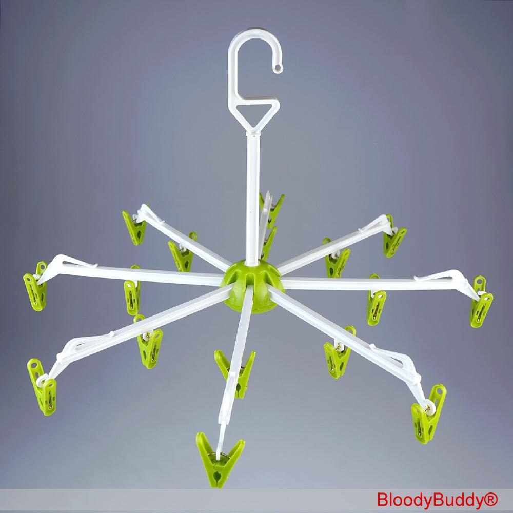 W&auml;sche-Spinne ge&ouml;ffnet