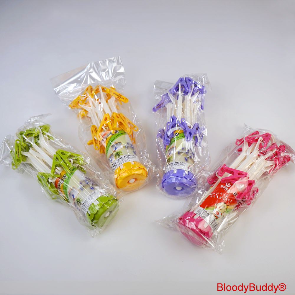 W&auml;schespinne farblich sortiert