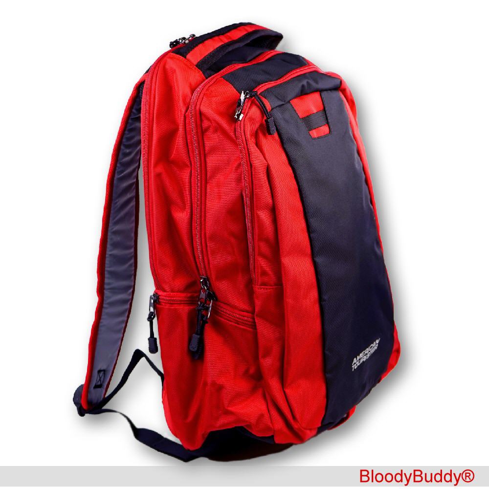 Marken-Rucksack mit Laptopfach rot