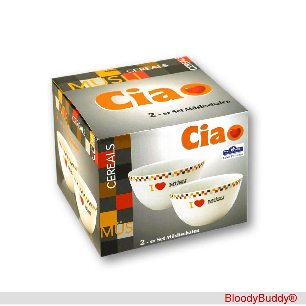 TreuePr&auml;sent 2er-Set M&uuml;sli-Schalen
