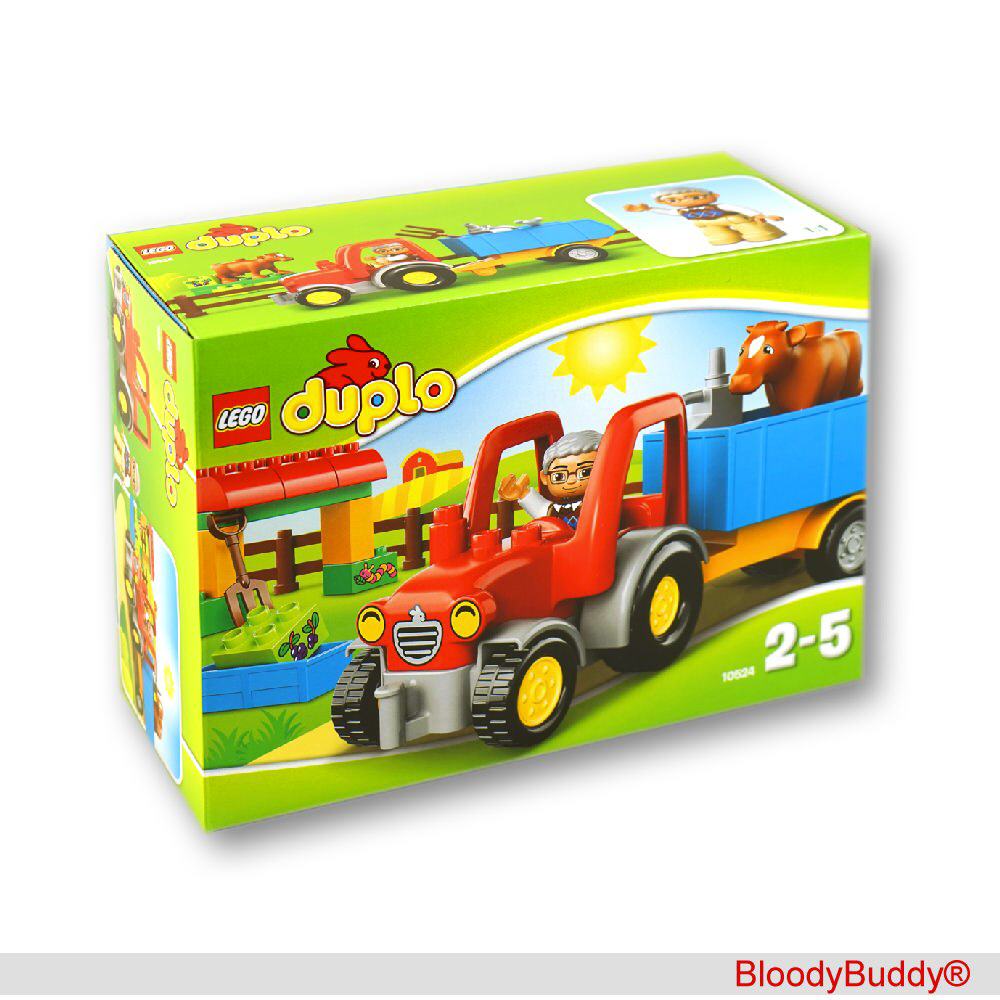 TreuePr&auml;sent Duplo Traktor mit H&auml;nger