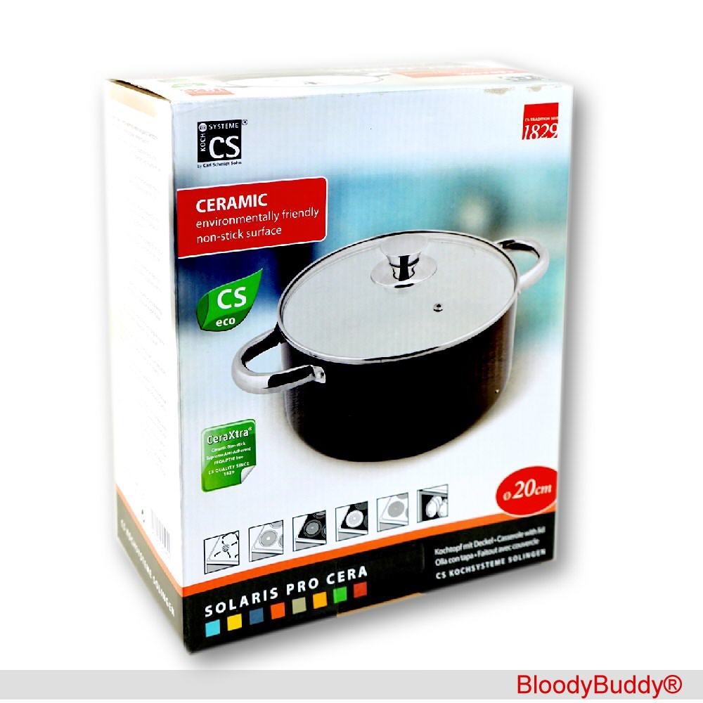 TreuePr&auml;sent Kochtopf mit Deckel 20 cm