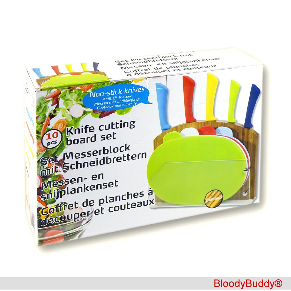 TreuePr&auml;sent Messer-Schneidset 10 Teile