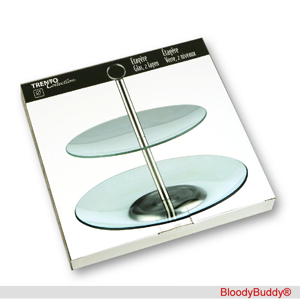 TreuePr&auml;sent Glas-Etagere