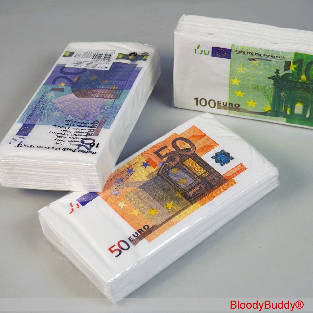 TreuePr&auml;sent Servietten Geldscheine