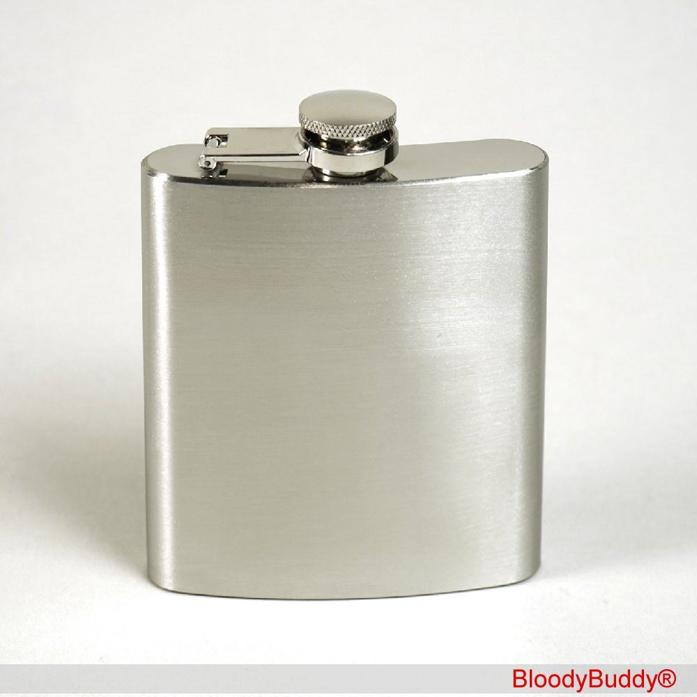 TreuePr&auml;sent Flachmann aus Edelstahl