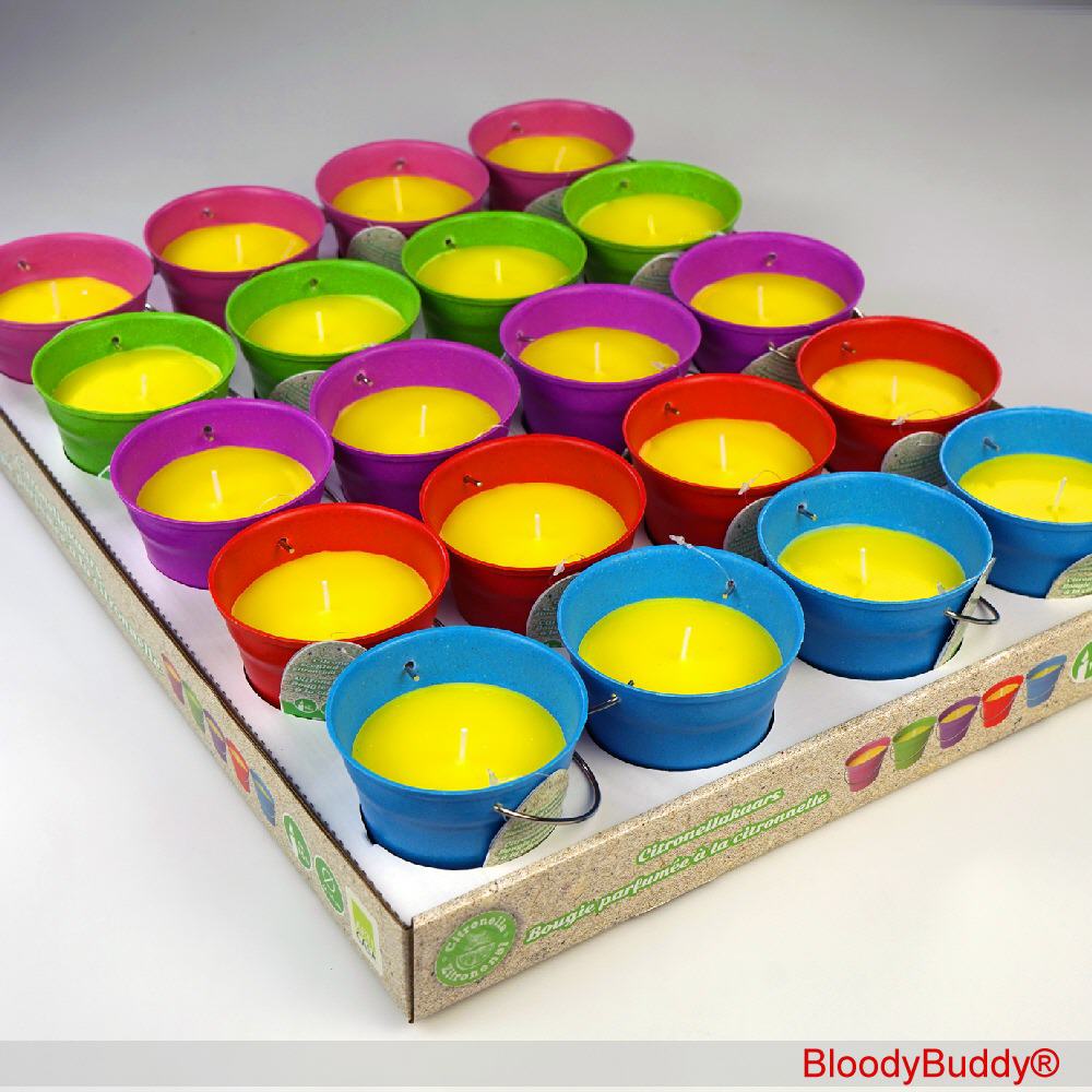 Duftkerzeneimer im Display