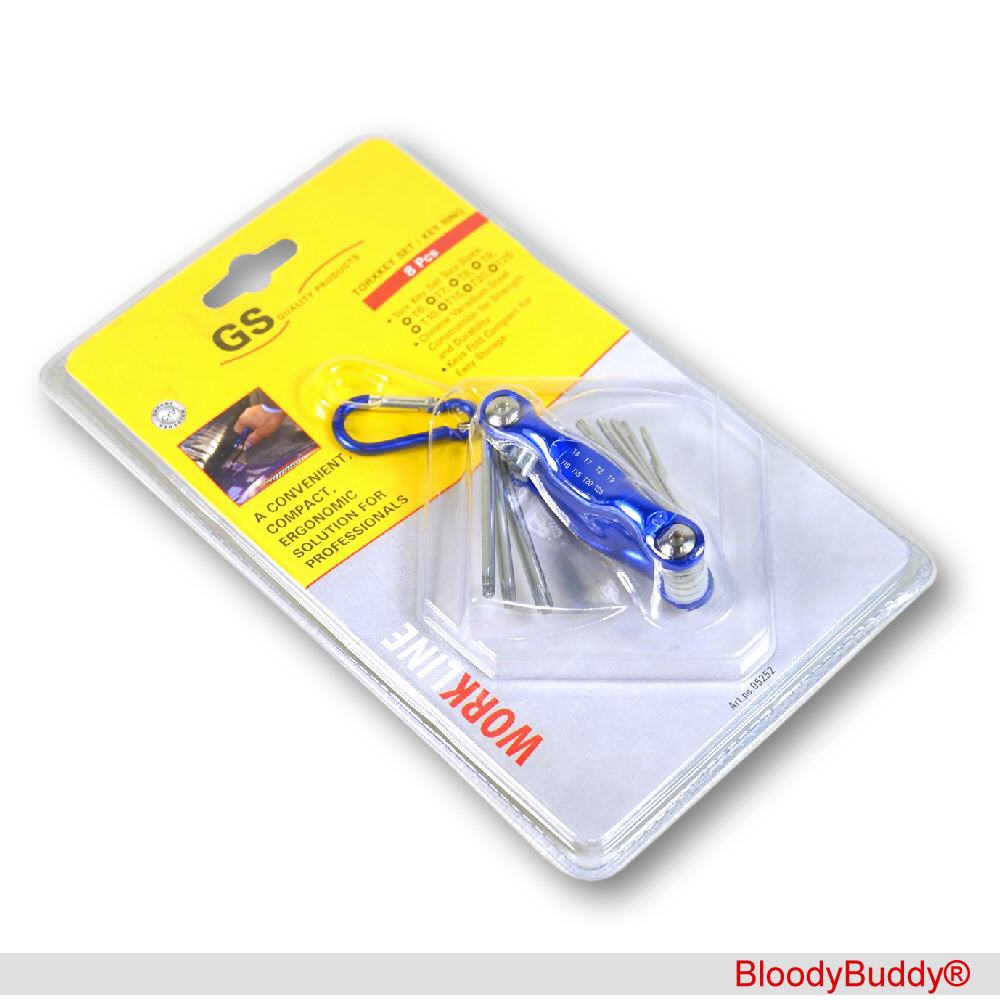 TreuePr&auml;sent Schl&uuml;sselanh&auml;nger Innensechskantschl&uuml;ssel-Set