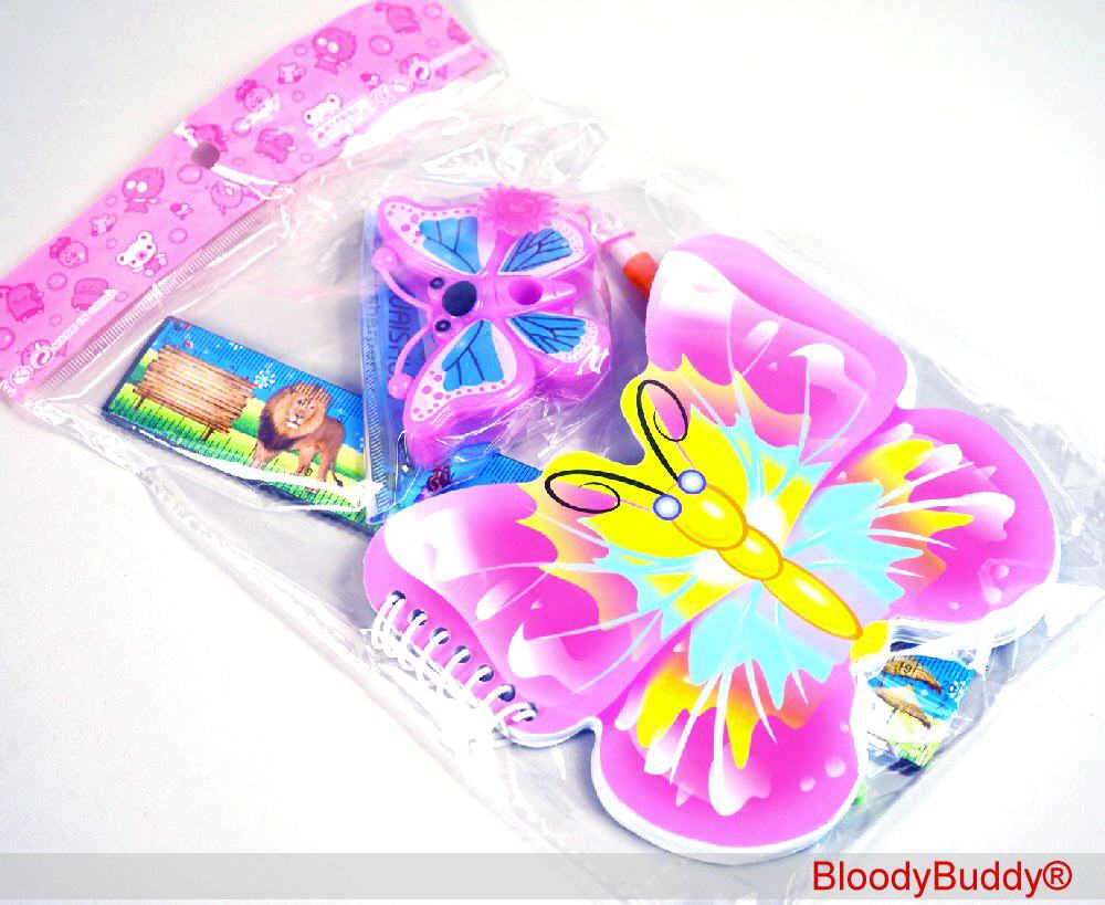 TreuePr&auml;sent Schreibset Schmetterling