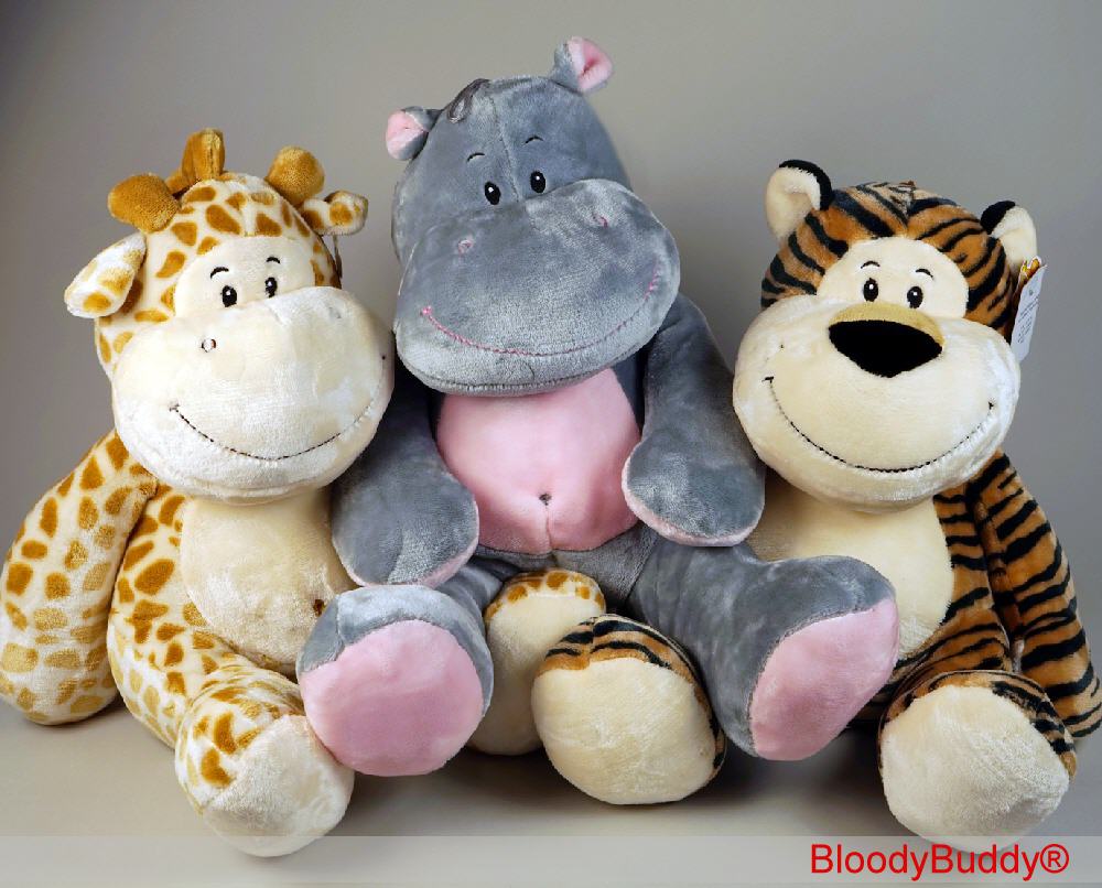 TreuePr&auml;sent Pl&uuml;sch-Wildtiere sitzend