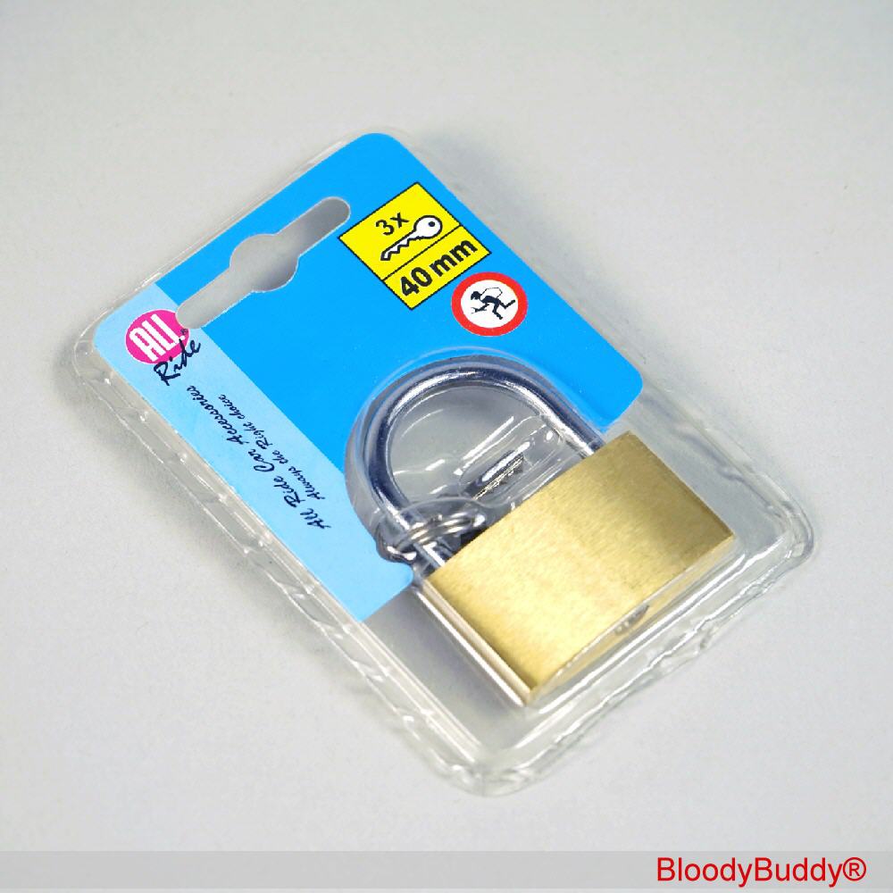 TreuePr&auml;sent Vorh&auml;ngeschloss 40 mm