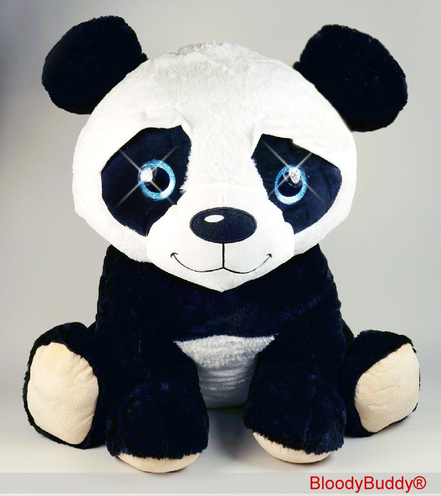 TreuePr&auml;sent Pl&uuml;sch-Panda Glitzeraugen 75 cm