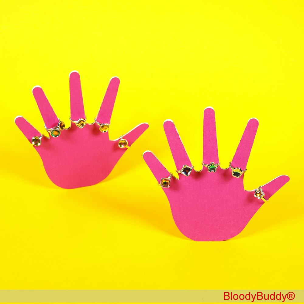 Blutspendegeschenk Ringe f&uuml;r M&auml;dchen