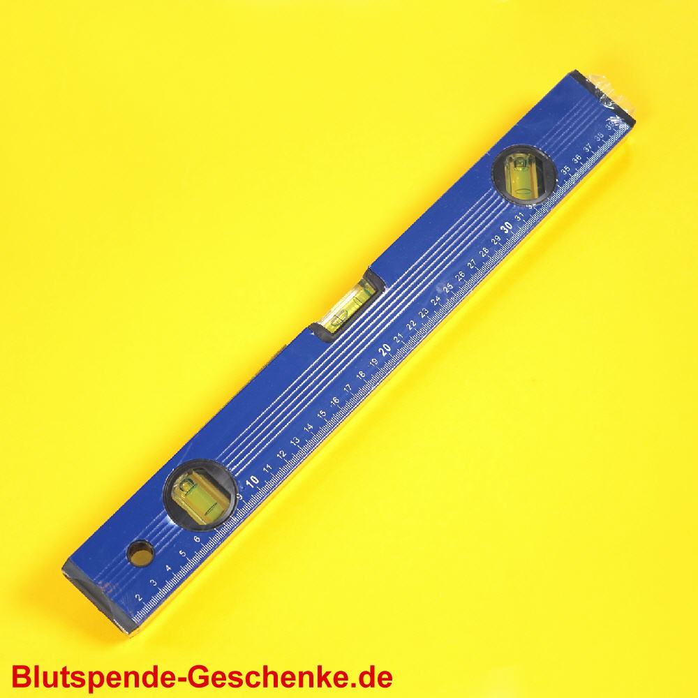 Blutspendegeschenk Wasserwaage