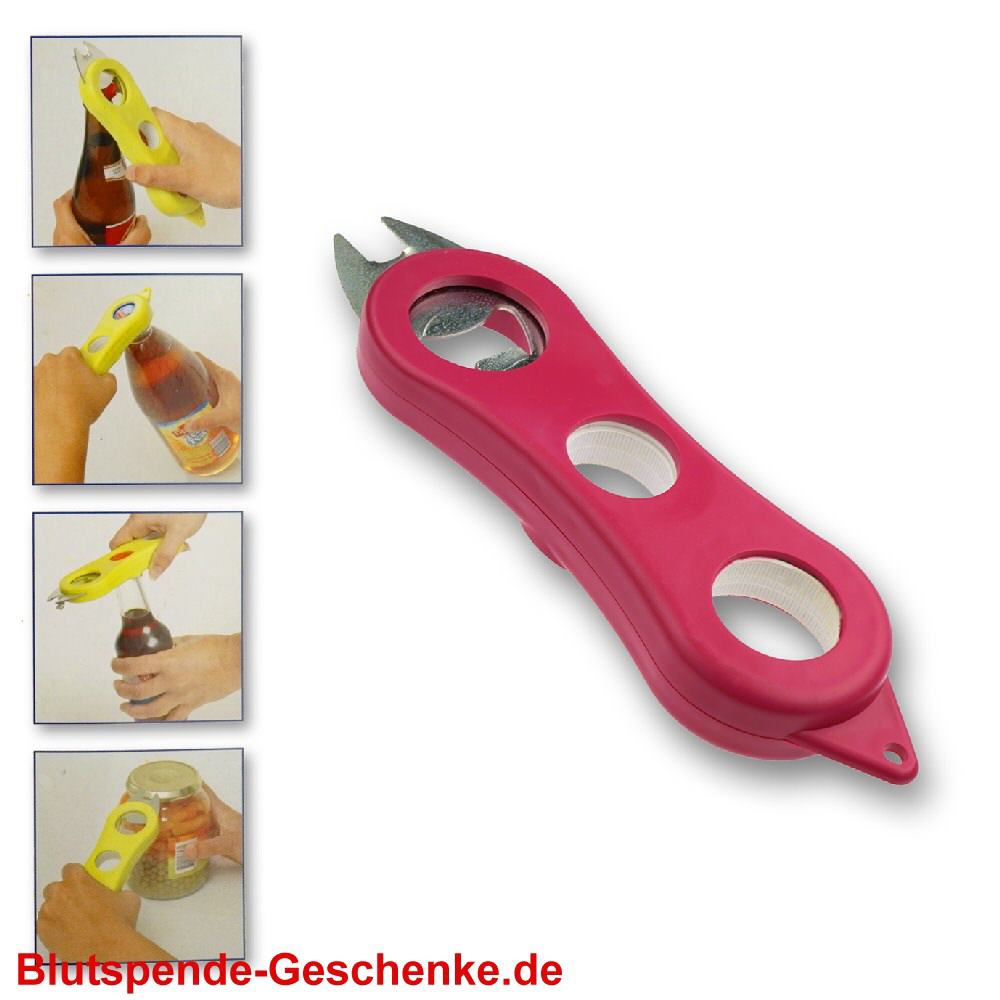 Blutspendegeschenk 4in1-&Ouml;ffner