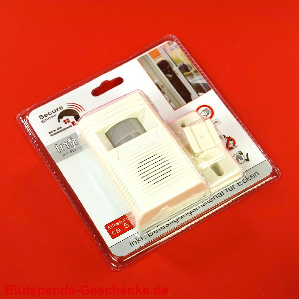 Blutspendegeschenk Bewegungsmelder