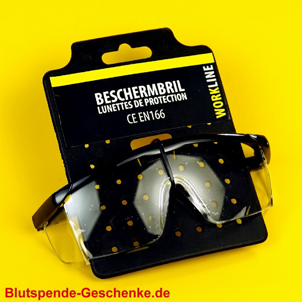 Blutspendegeschenk Schutzbrille