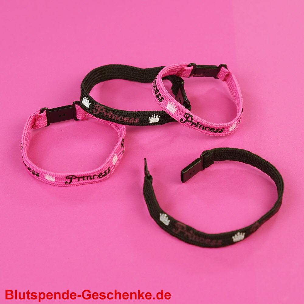 Blutspendegeschenk Prinzessinnen-Armband