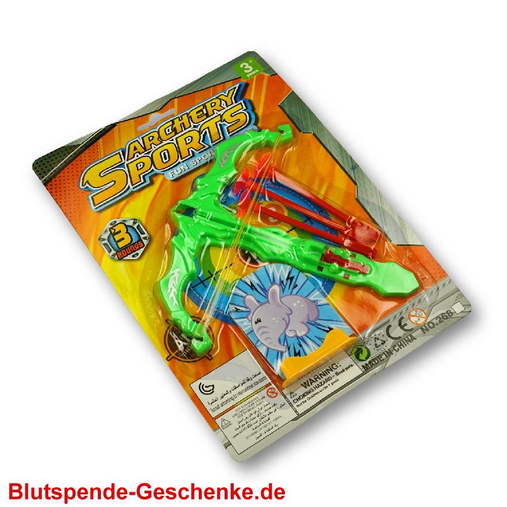 Blutspendegeschenk Armbrust-Spiel