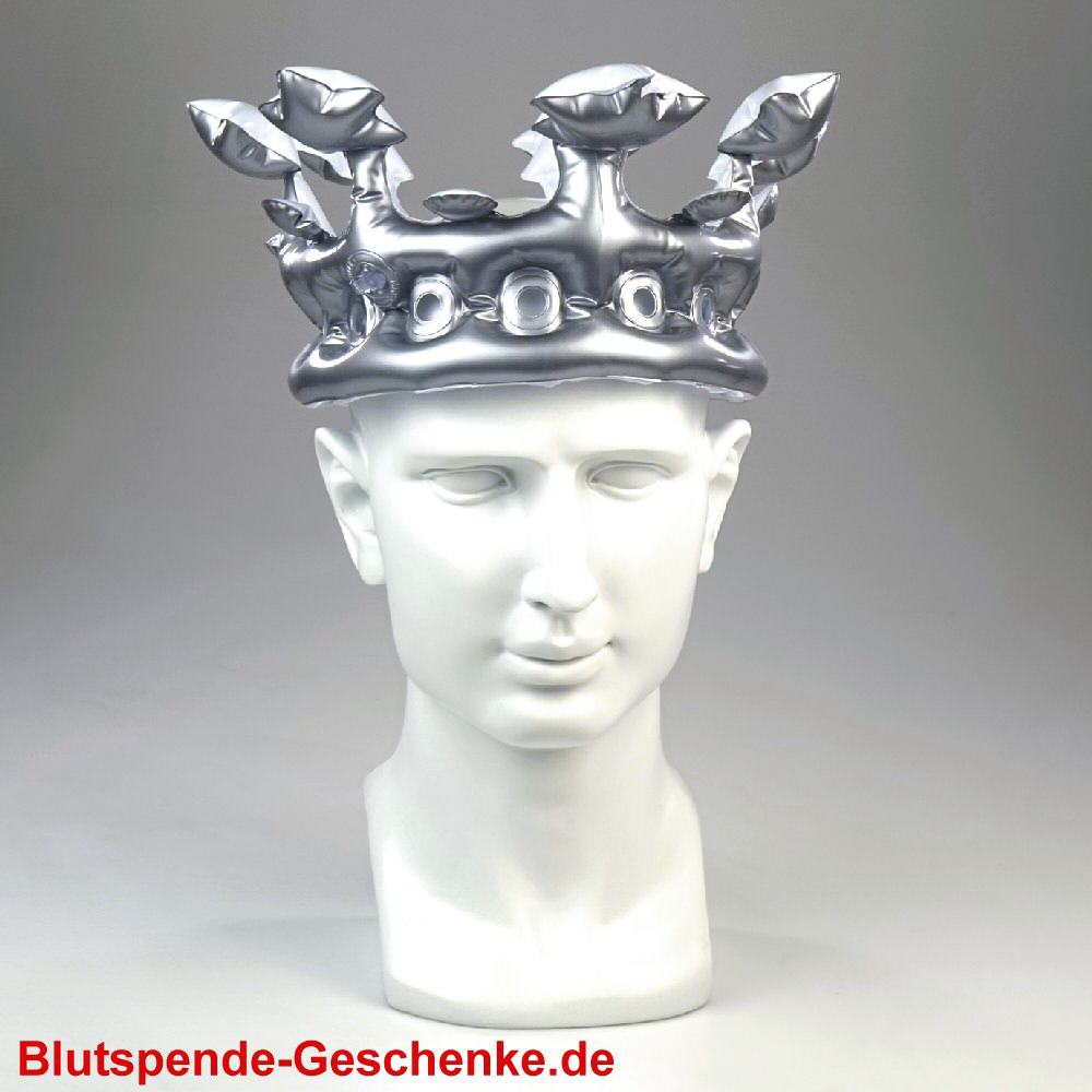 Blutspendegeschenk Aufblas-Krone