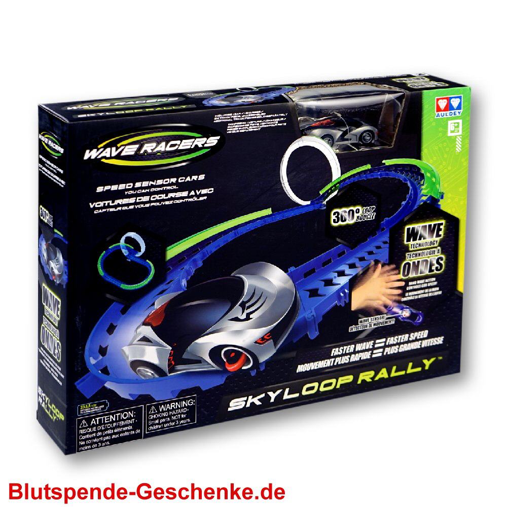 Blutspendegeschenk Auto-Rennstrecke