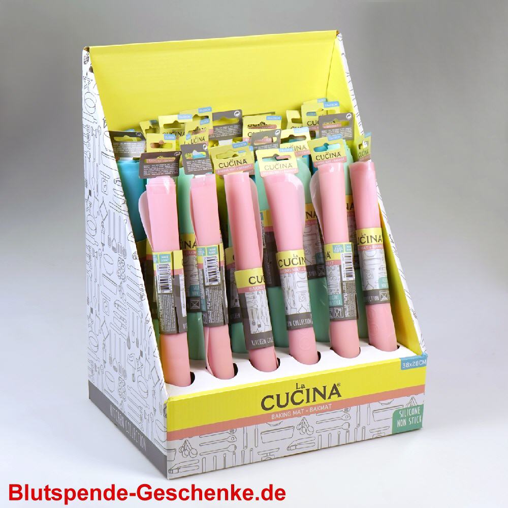 Blutspendegeschenk Backmatte