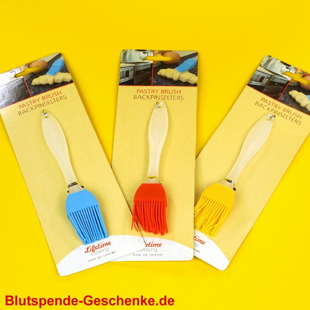 Blutspendegeschenk Backpinsel Silikon