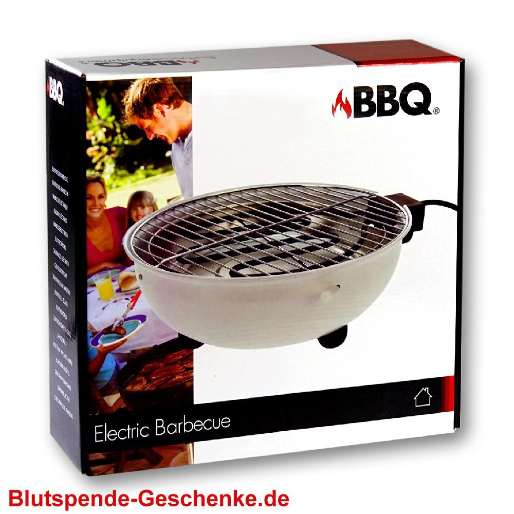 Blutspendegeschenk BBQ-Grill elektrisch