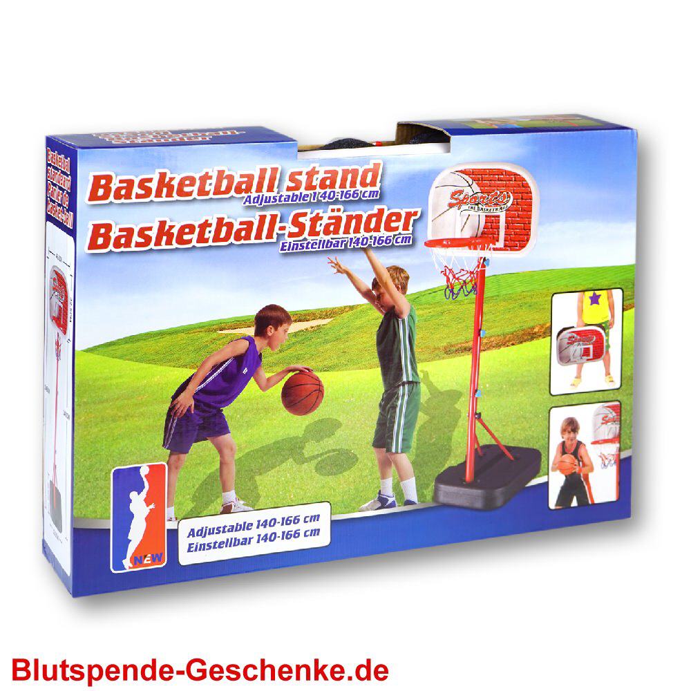 Blutspendegeschenk Basketball-St&auml;nder