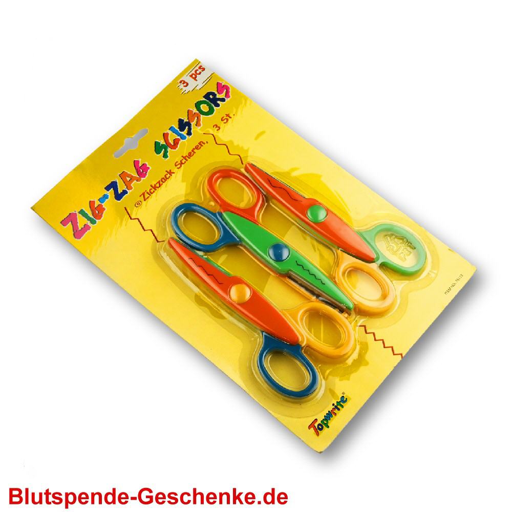 Blutspendegeschenk Bastelscheren-Set