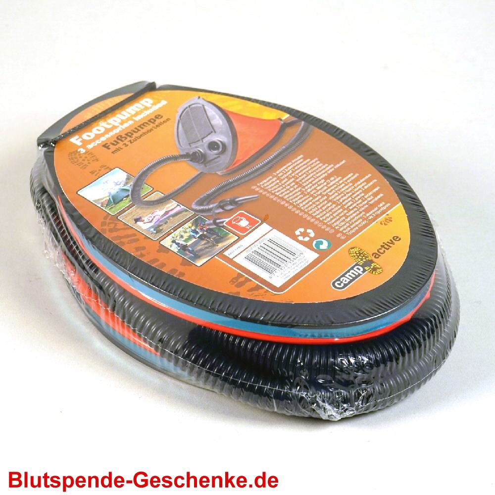 Blutspendegeschenk Blasebalg gro&szlig;