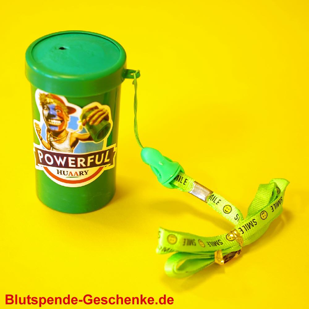 Blutspendegeschenk Blashorn