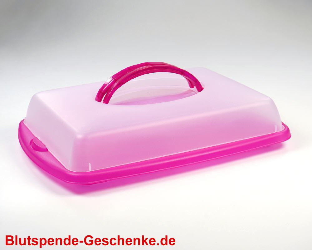 Blutspendegeschenk Blechkucken-Container