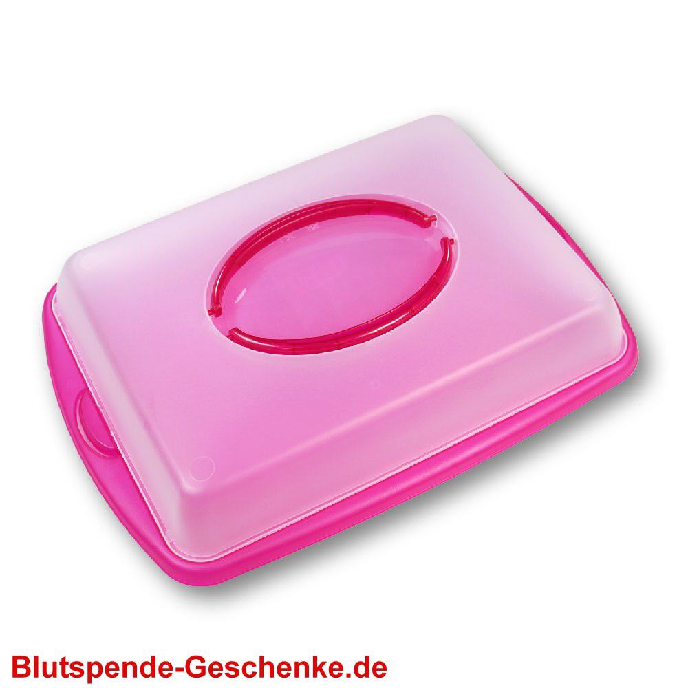 Blutspendegeschenk Blechkucken-Container