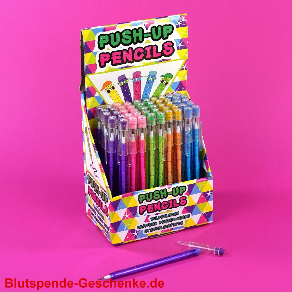 Blutspendegeschenk Steckminen-Bleistifte
