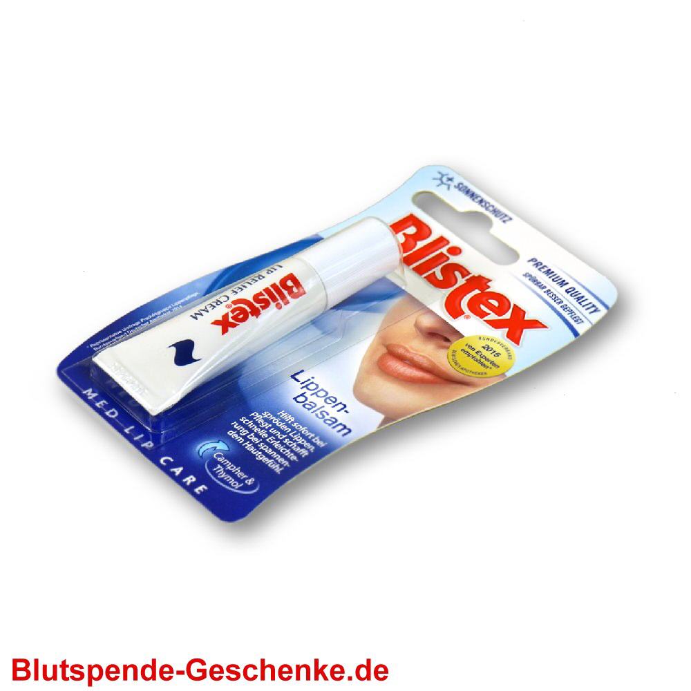 Blutspendegeschenk Blistex Lippenbalsam