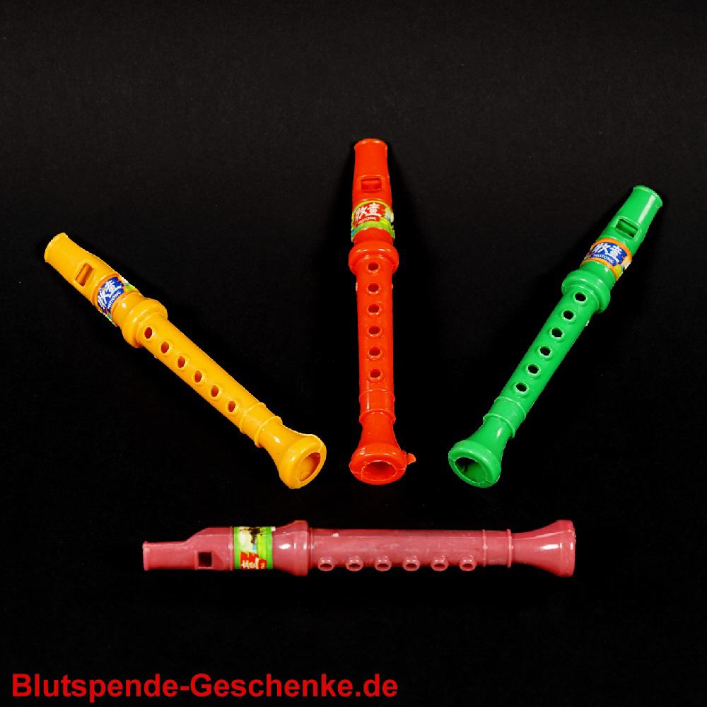 Blutspendegeschenk Blockfl&ouml;te