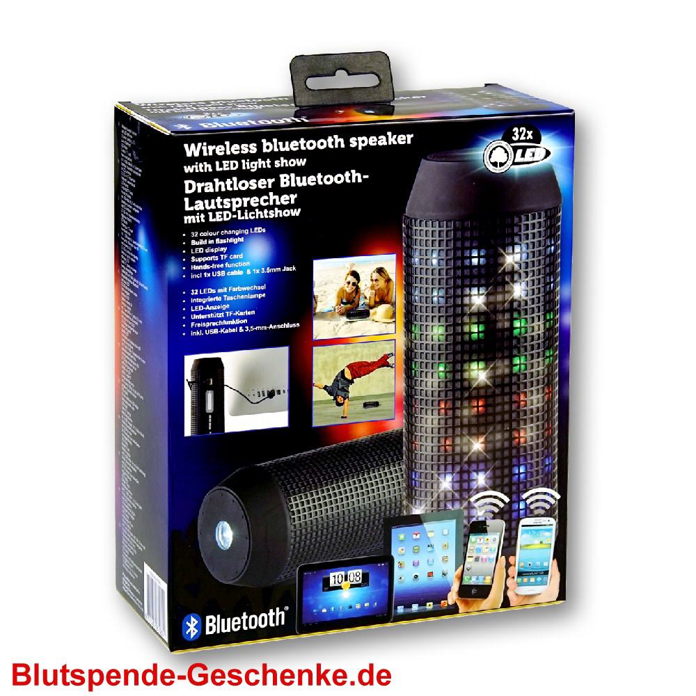 Blutspendegeschenk Licht-Lautsprecher Bluetooth